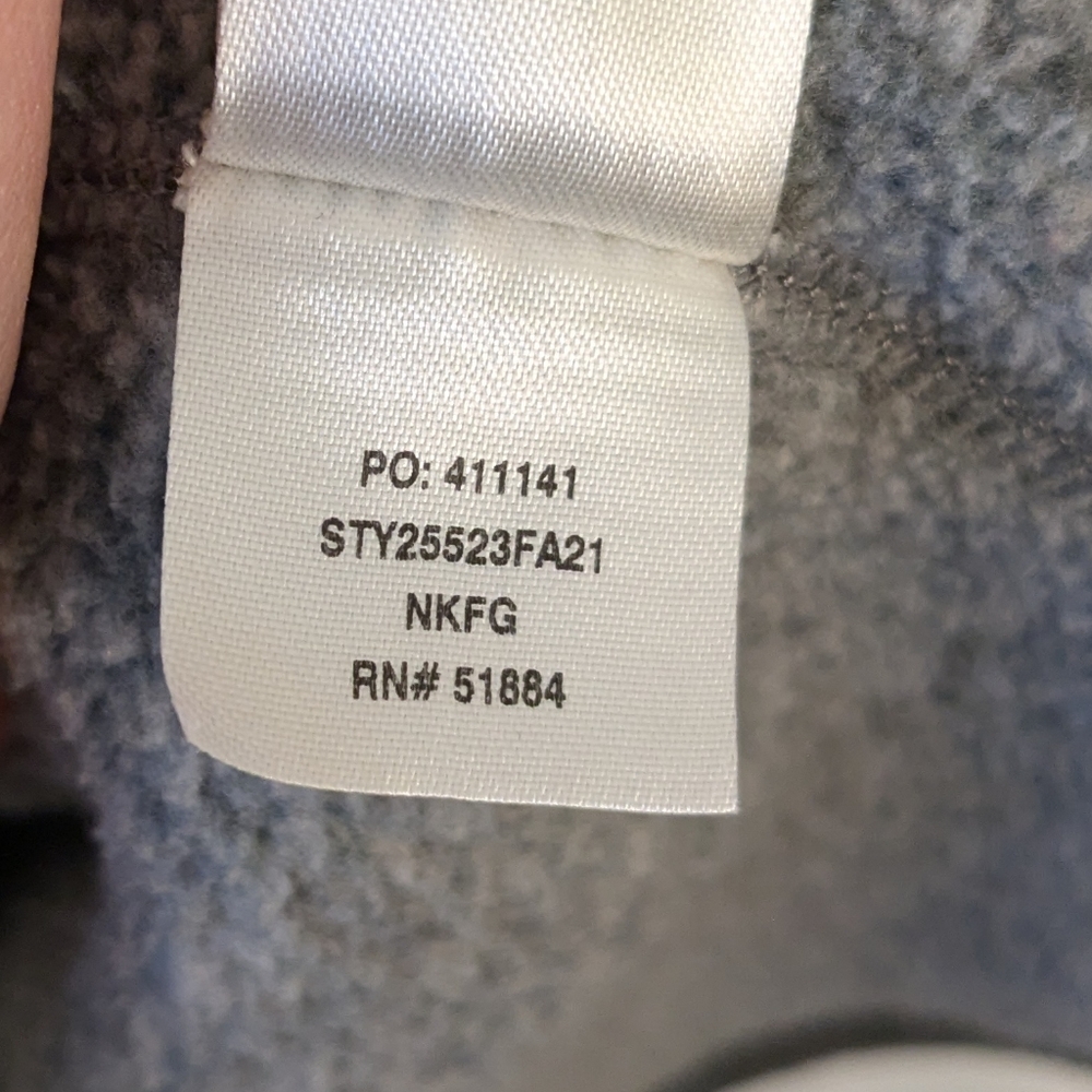 Patagonia Men's Grey Colorblock Better Sweater 1/4 Zip Pullover Fleece Size Med - Picture 5 of 5